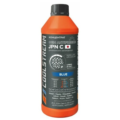Антифриз Coolstream Antifreeze Jpn Концентрат (Синий) Япония 1,7кг -40°с. Coolstream арт. CS-011014-C
