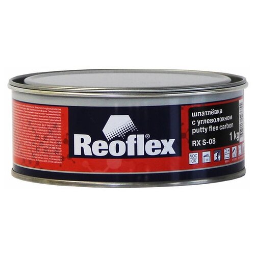 Шпатлевка "Reoflex" (1 Кг) (С Углеволокном) Reoflex арт. RX S-08/1000