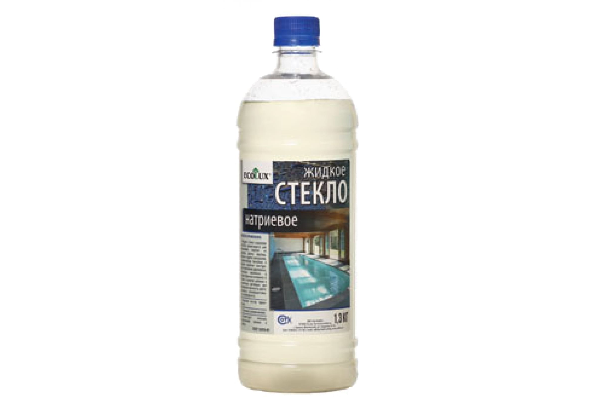 ECOLUX Жидкое Стекло Натриевое 1,3 кг 4607133681708