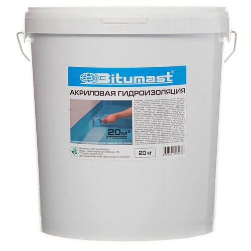 Bitumast Акриловая гидроизоляция 20 кг 4607952900431 .