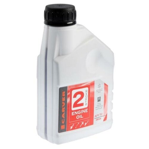 Carver Масло CARVER 2 Stroke Engine oil, для двухтактных двигателей, минеральное, API TC, 0.6 л