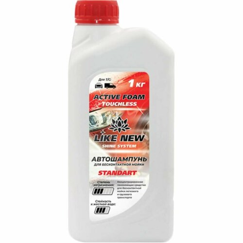 Автошампунь ACTIVE FOAM STANDART 1 кг для бесконтактной мойки NIAGARA 16039040058