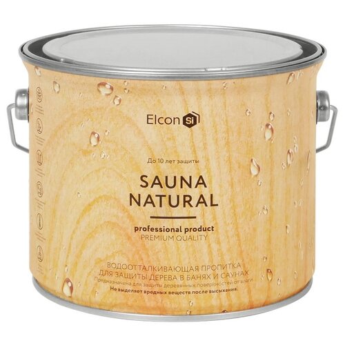 Пропитка для древесины Sauna Natural (2 л) ELCON