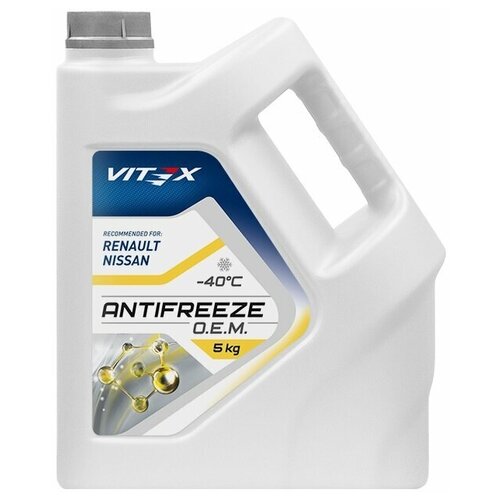 Антифриз «Antifreeze Vitex O.E.M. for Renault Nissan -40°С» 5кг
