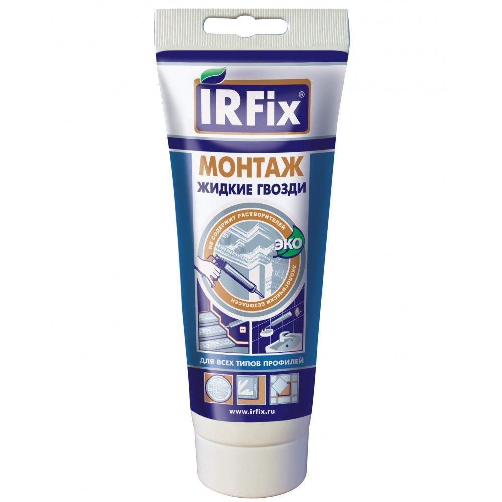 Жидкие гвозди  IRFIX МОНТАЖ 250 ml белый
