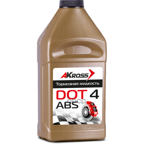 Aks0001dot Тормозная Жидкость Akross Dot-4 455 Гр Золото Akross Aks0001dot AKross арт. AKS0001DOT
