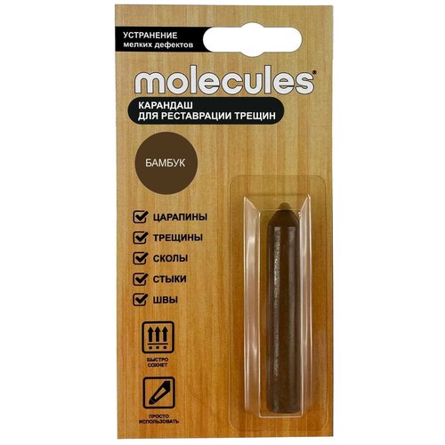Карандаш для реставрации трещин Molecules цвет бамбук 5.5 г