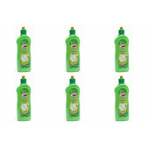 Золушка Гель-бальзам для мытья посуды Подорожник, 500 мл, 6 шт