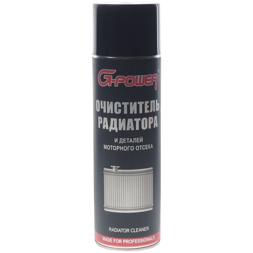 Очиститель радиатора и деталей моторного отсека G-POWER GP-504, пенный, с зондом, 650мл