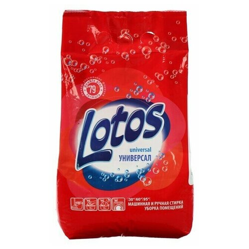 Стиральный порошок LOTOS Универсальный, для всех видов тканей, 2.4 кг