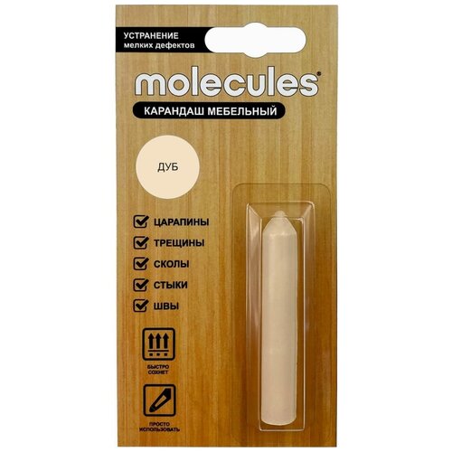 Восковой карандаш для реставрации трещин Molecules дуб KMLS710 .
