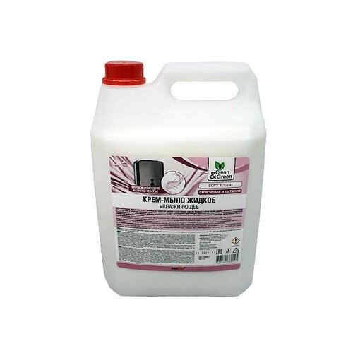 Крем-мыло жидкое увлажняющее 5 кг. Clean&Green CG8012