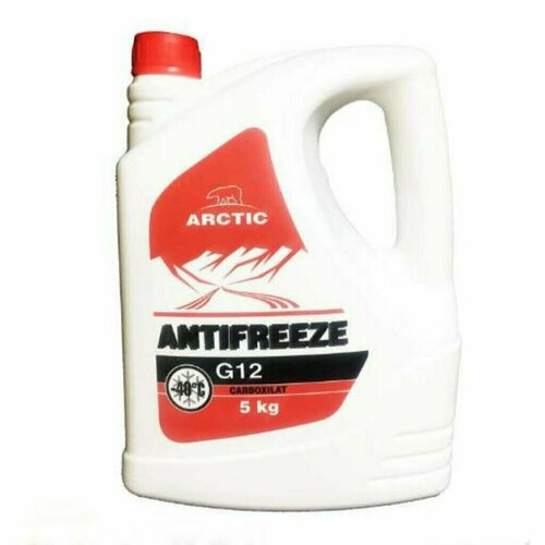 Антифриз Arctic, G12, 5 л, красный, карбоксилатный, 43796