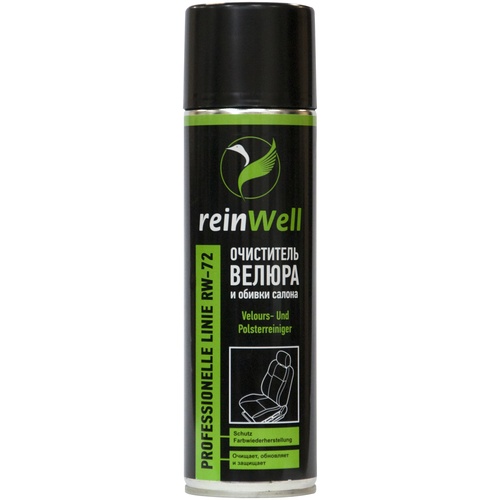Очиститель велюра и обивки салона REINWELL RW-72, 0.5 л