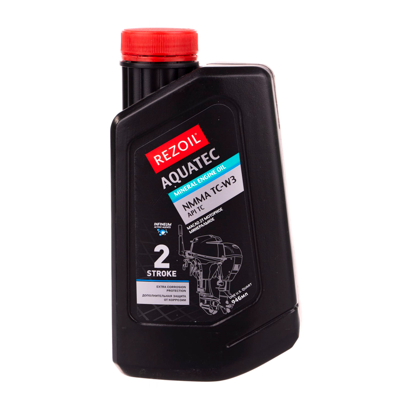 REZOIL Масло AQUATEC 2-т, NMMA TC-W3 0,946 л