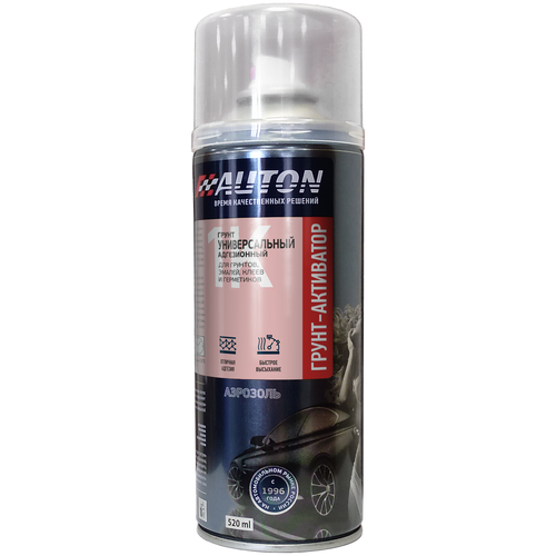 AUTON, Грунт-активатор адгезионный универсальный, прозрачный, баллон аэрозоль, 520 мл