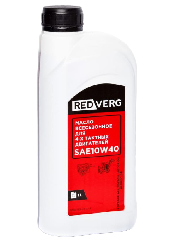Моторное масло RedVerg полусинтетическое 4-такт SAE 10W40 1л