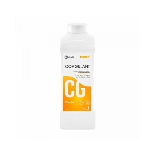 Средство для бассейнов GRASS CRYSPOOL Coagulant для коагуляции и осветления воды, 1л
