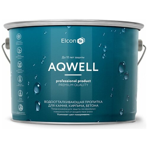 Пропитка для камня Elcon Aqwell, водоотталкивающая, 2 л