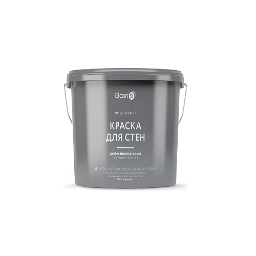 Краска на водной основе Elcon для стен 0.9л 00-00462779