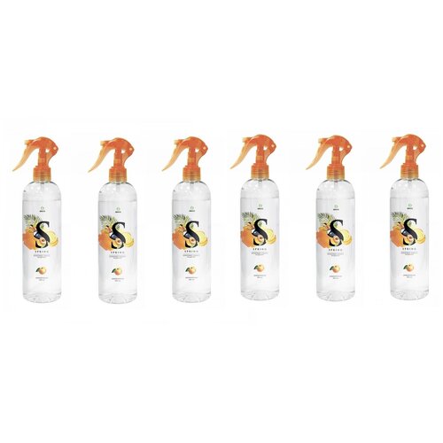 GraSS Spring Жидкий освежитель воздуха, Фруктовый аромат, 400мл, 6 шт