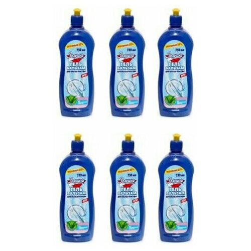 Золушка Гель-бальзам для мытья посуды, Алоэ-Вера, 0.75 л, 6 штук