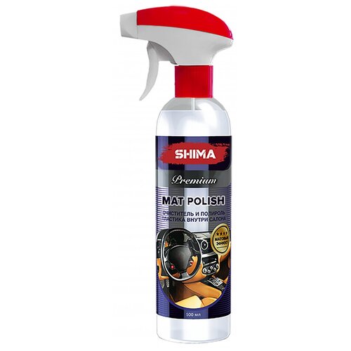 Очиститель-полироль пластика внутри салона SHIMA PREMIUM MAT POLISH 4631111103401