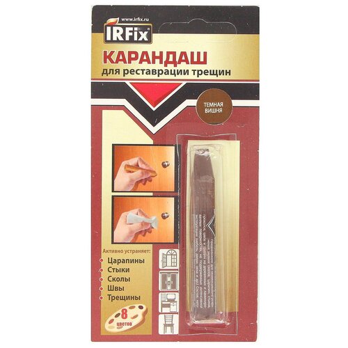 Карандаш для реставрации трещин IRFIX темная вишня 20114