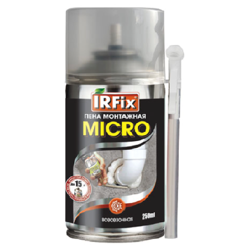 Irfix Монтажная пена Micro всесезонная 250мл. -10 + 35 С 10024