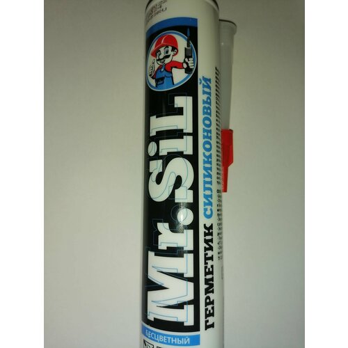 Герметик универсальный силиконовый MR SIL бесцветный 280 мл.