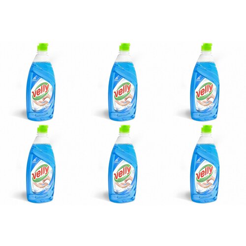 Grass Средство для мытья посуды, Velly Нежные ручки, концентрат, 500 мл, 6 шт.