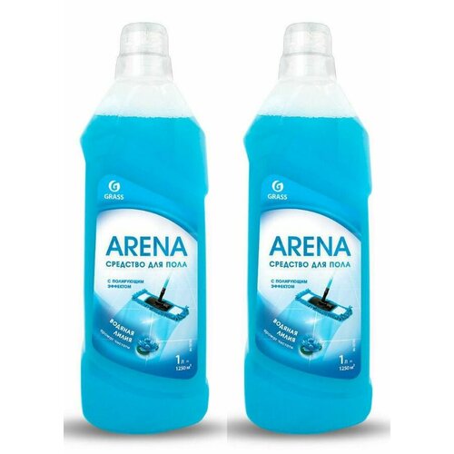 Grass Средство для мытья пола Arena Водяная лилия, 1 л, 2 шт