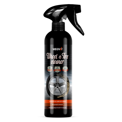 Megvit Wheel & Tire Cleaner очиститель шин и дисков 500 мл