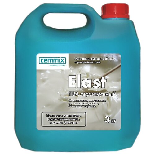 Клей ПВА строительный Cemmix Elast, 10 кг