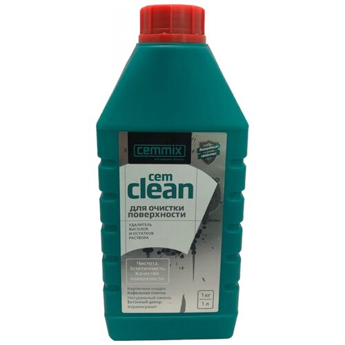 Удалитель высолов и остатков раствора Cemmix CemClean, концентрат, 1 л