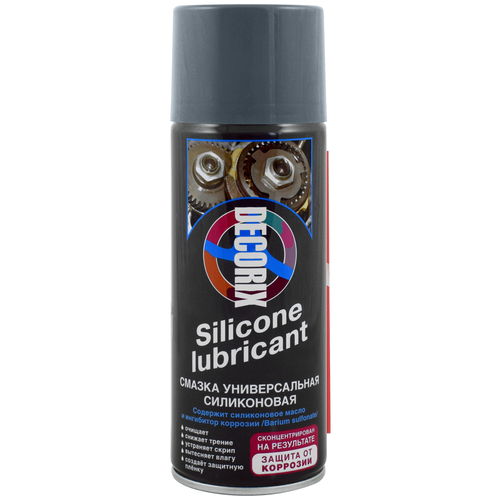 Смазка аэрозольная силиконовая универсальная Decorix (520мл)