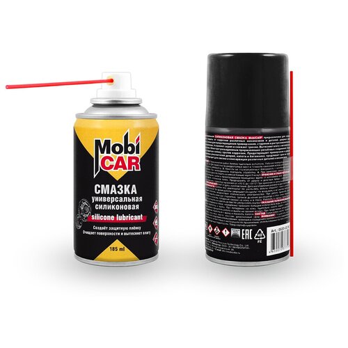 Смазка аэрозольная силиконовая профессиональная MobiCAR (185мл)