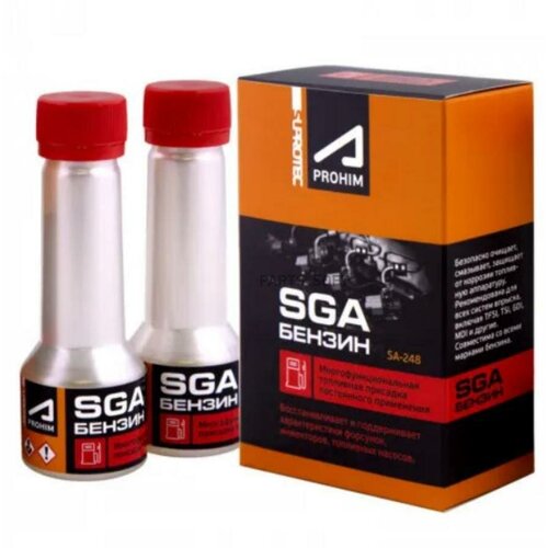 SUPROTEC 122875 Многофункциональная присадка в бензин SUPROTEC A-PROHIM SGA 2х50 мл 122875 1шт