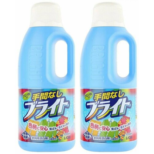 Lion Отбеливатель Bright для ежедневного использования 1000 мл, 2 шт