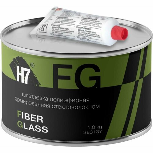 Полиэфирная армированная стекловолокном шпатлевка H7 Fiber Glass H7 - 1
