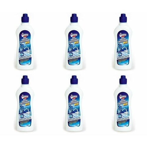 Золушка Средство для чистки сантехники, Санитарный, 500мл, 6 штук