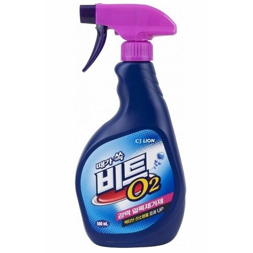 CJ Lion Пятновыводитель для всех видов тканей кроме шелка и шерсти Beat, 500 мл