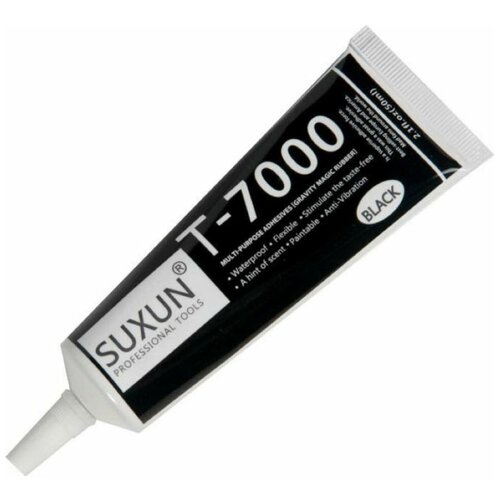 Клей-герметик для проклейки тачскринов ZeepDeep Т-7000 черный, 15 мл 521138