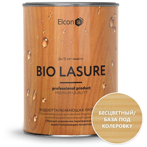 Водоотталкивающая пропитка для дерева Elcon Bio Lasure каштан (9л)
