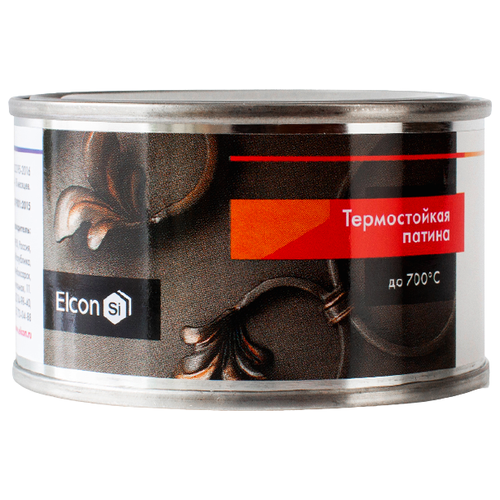 Термостойкая патина для металла Elcon Patina серебро цвет до 700 °C, 0,2 кг