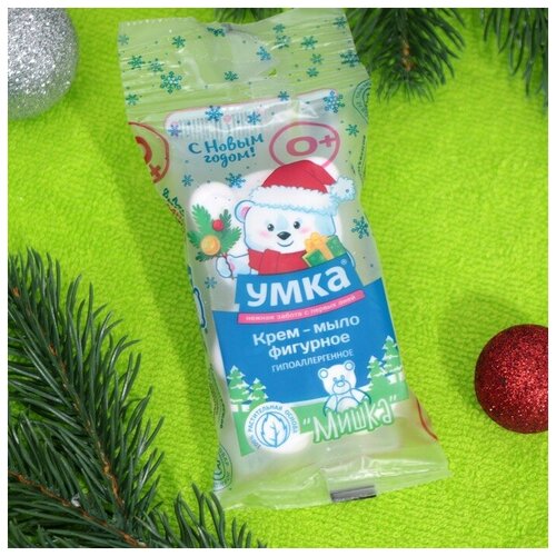 Мыло фигурное Умка, новогоднее "Медвежонок", 60 г