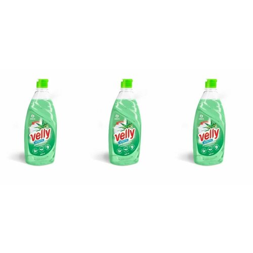 Grass Средство для мытья посуды Velly Sensitive, алоэ-вера, 500 мл, 3 уп