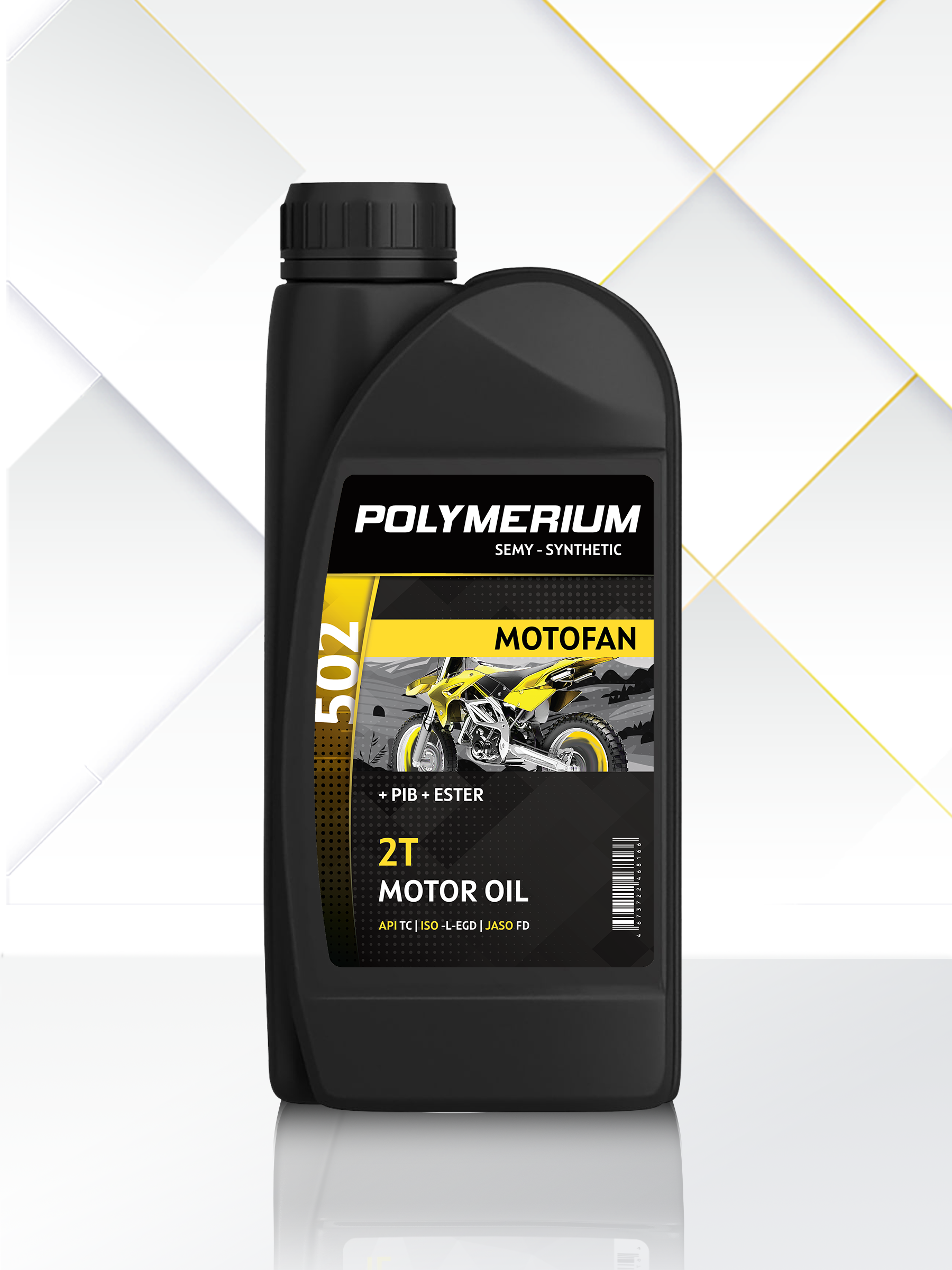 Моторное масло POLYMERIUM MOTOFAN 502 2T 1 литр