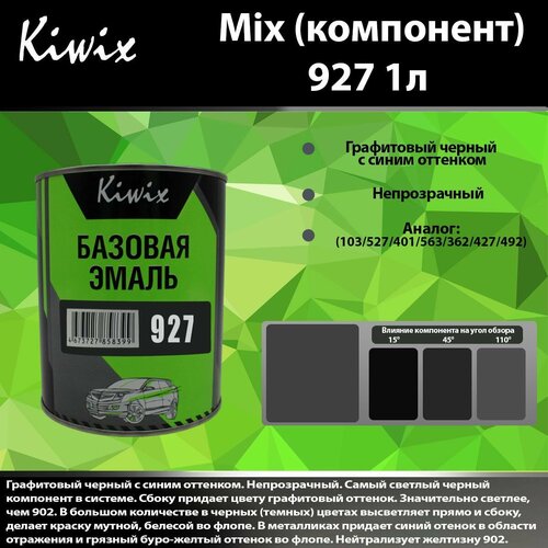 Компонент микс 927 Kiwix mix 1л Чёрный