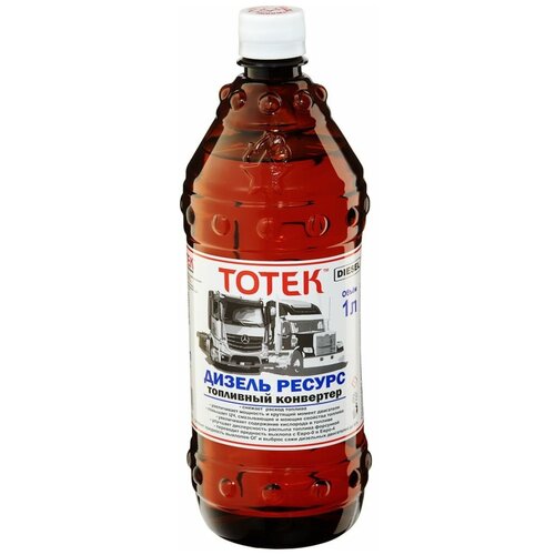 Комплексная присадка для дизельного топлива тотек Дизель Ресурс upgrade ДТ на 100 л, 1 л DR001P